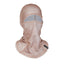Rosewood Haze XTM Blindside Balaclava on a head form, dusty pink with mesh front panel below the eyes