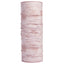 XTM Scenic UPF50+ neck tube in Fog Contour, pale blush pink with a fine topographic line print