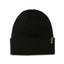 XTM Xpress lightweight beanie in Black with turned-up cuff and black and white woven clamp label