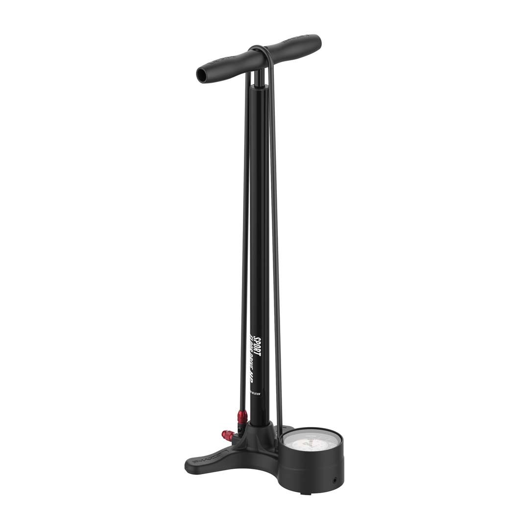 Sport Floor Drv Flat Black Bicycle Floor Pump