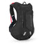 USWE Moto Hydro 12L hydration pack in all black, front three-quarter view