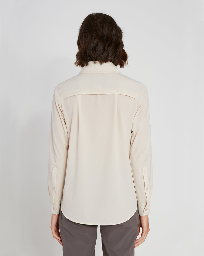 XTM Womens Cumberland Hike Long-Sleeve Shirt Stone