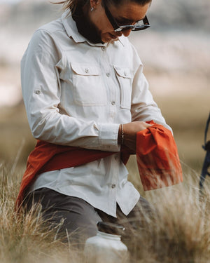 XTM Womens Cumberland Hike Long-Sleeve Shirt Stone