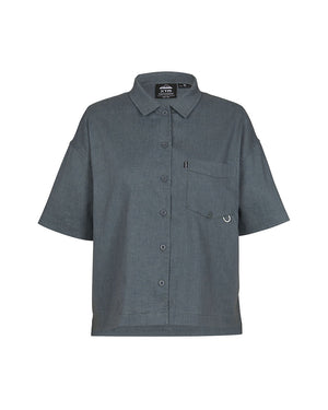 XTM Womens Tea Tree Hemp-Blend Hiking Short-Sleeve Shirt