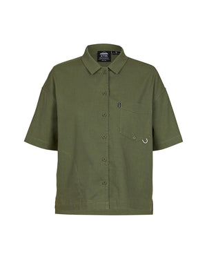 XTM Womens Tea Tree Hemp-Blend Hiking Short-Sleeve Shirt