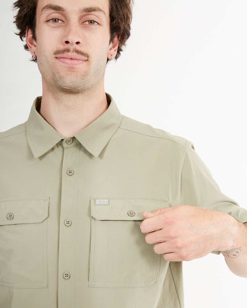 XTM Mens Dunkeld Short-Sleeve Lightweight Hiking Shirt