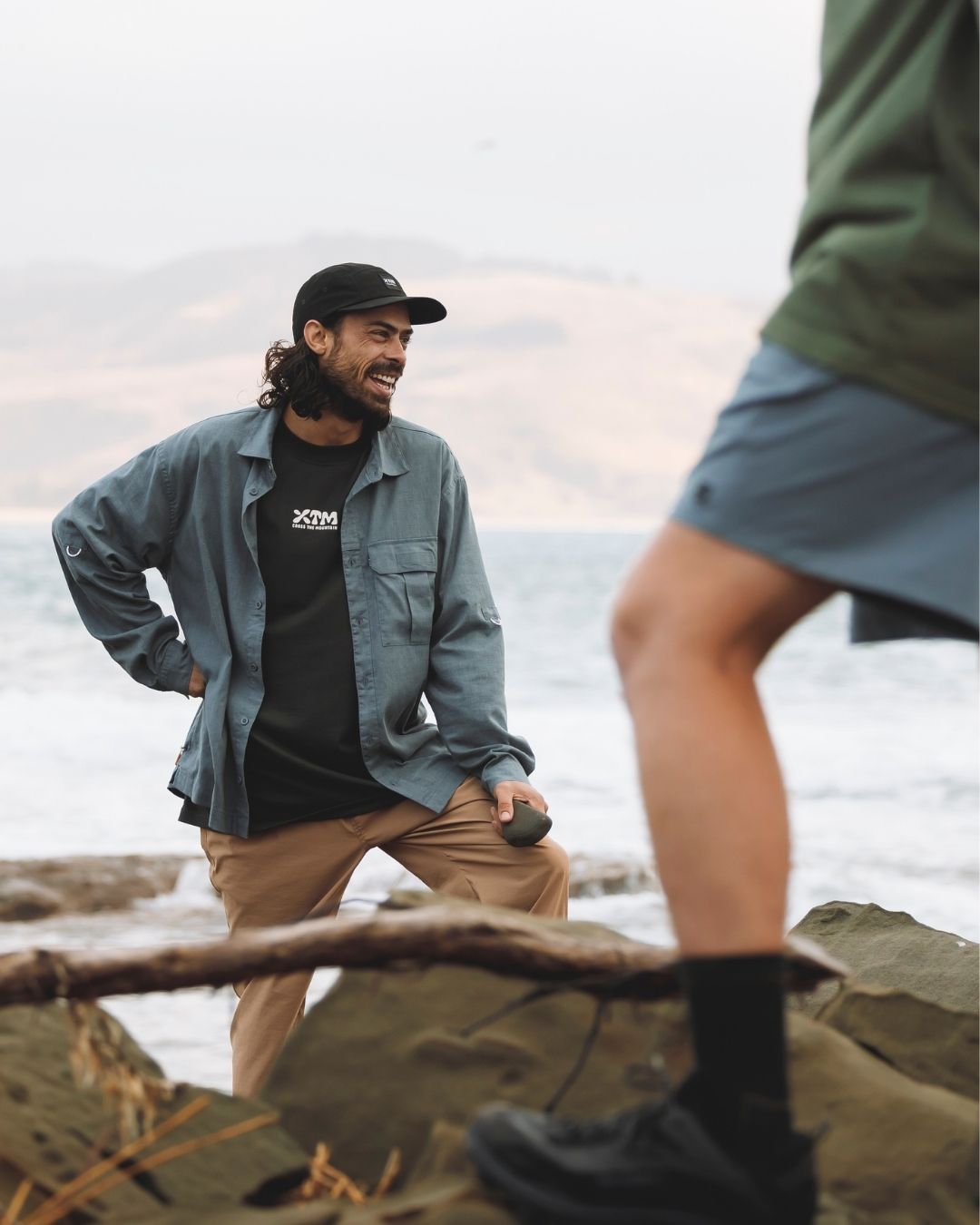 XTM Mens Messmate Hemp-Blend Hiking Long-Sleeve Shirt