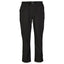 XTM Ironbark men's quick dry outdoor pants in Pirate Black on their own, front view with belt