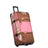 OGIO Trucker Gear Bag in Pink/Brown, three-quarter view with telescopic handle raised