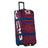 OGIO Trucker Gear Bag in Chaos red and navy pattern with white OGIO logo