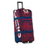OGIO Trucker Gear Bag in Chaos red and navy pattern with white OGIO logo