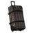 OGIO Trucker Gear Bag in Plaidley black and tan plaid, three-quarter view