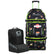 OGIO Rig 9800 Pro in Sushi print with green trim, next to the black MX boot bag
