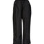 XTM Kids Stash 2L packable rain pant in Black, front view on a plain background