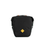 Restrap Pannier Bag 13 L in black, front view with roll-top closed