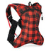 USWE Outlander XC 2L in Flannel Red/Black check, angled front view with drink tube