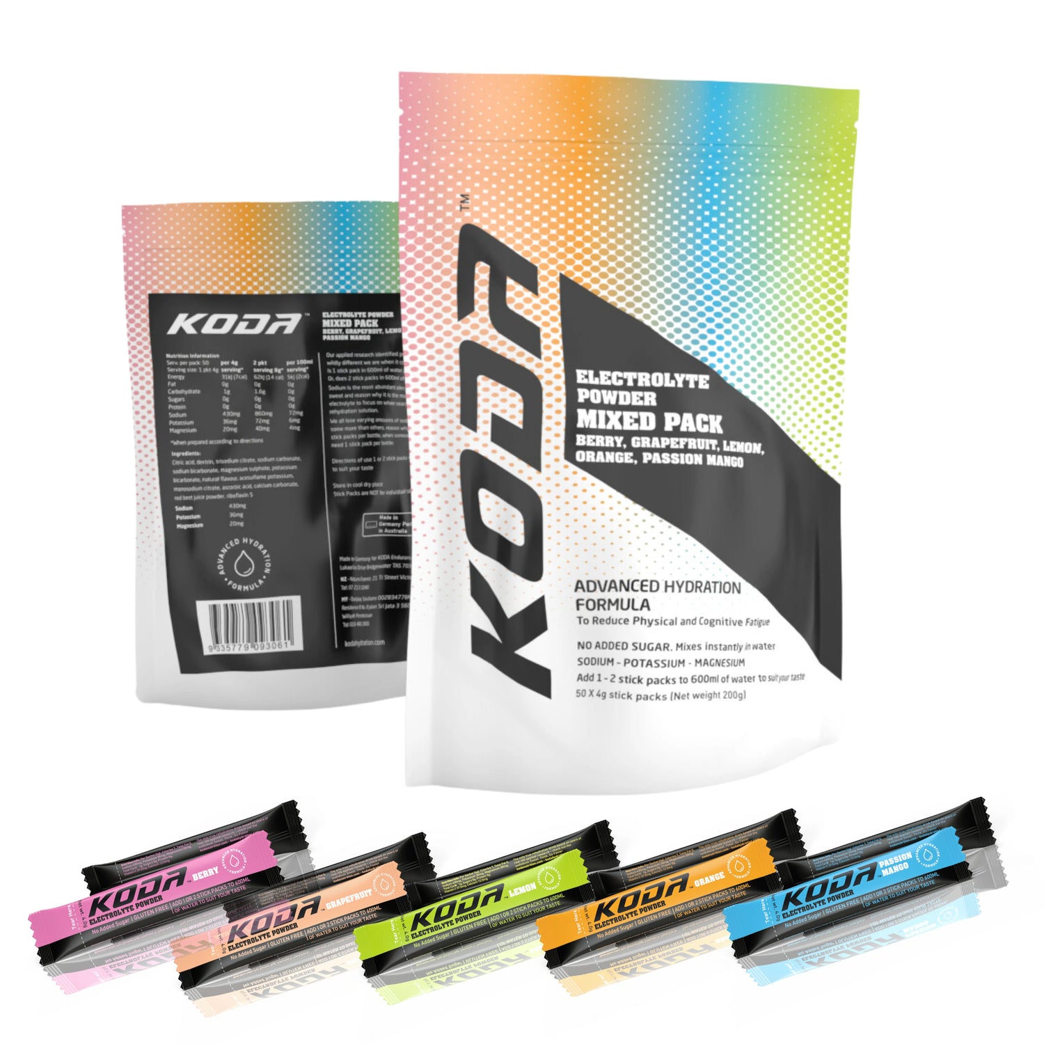 Koda Electrolyte Sticks