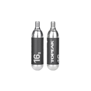 Topeak CO2 Inflation System 16 Gram CO2 Cartridge w/ Thread (2PK) T319G014002
