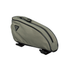 Topeak TopLoader top tube bag in Green with its mounting straps, three-quarter view