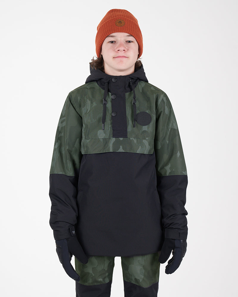 XTM Kids Riley Ski Jacket Anorak - Dusty Pink Soft Camo