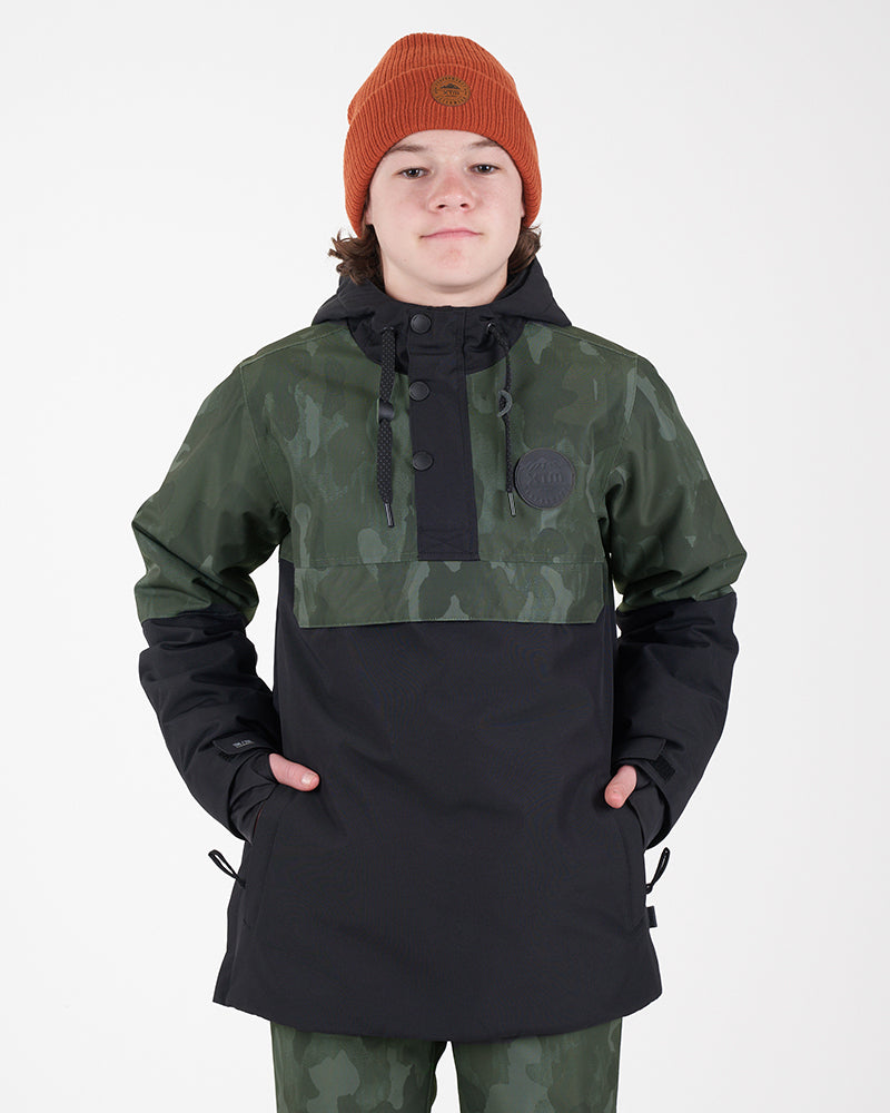 XTM Kids Riley Ski Jacket Anorak - Dusty Pink Soft Camo