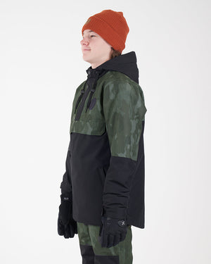 XTM Kids Riley Ski Jacket Anorak - Dusty Pink Soft Camo