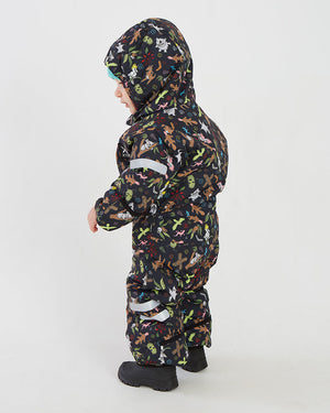 XTM Kids Papoose One-Piece Snow Suit Blue Dino