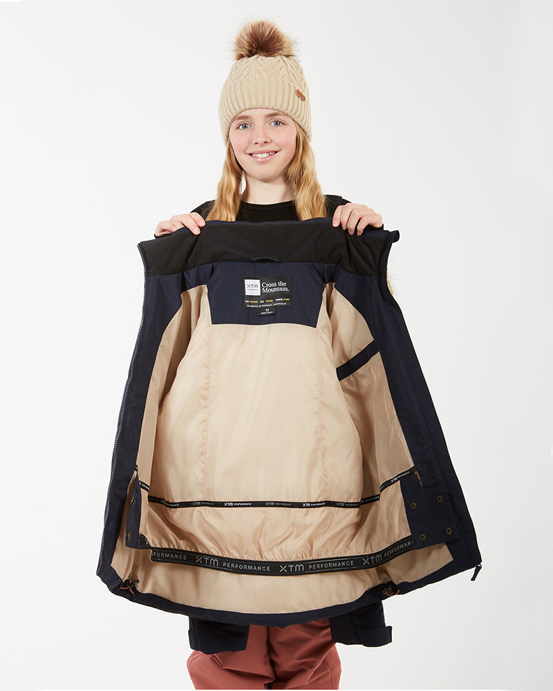 XTM Kids Pippa Ski Jacket 10-16 years - Navy