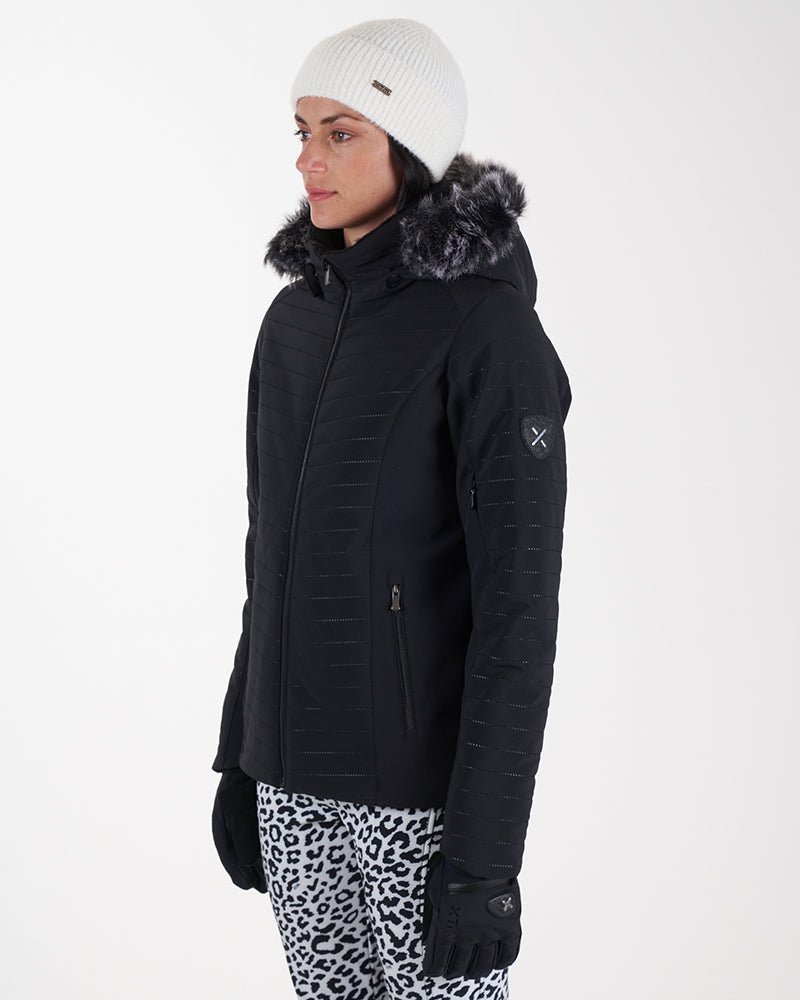 XTM Womens Chamonix II Waterproof Snow Jacket - White