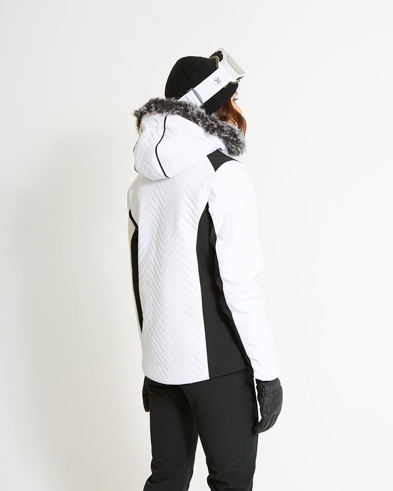 XTM Womens Chamonix II Waterproof Snow Jacket - White