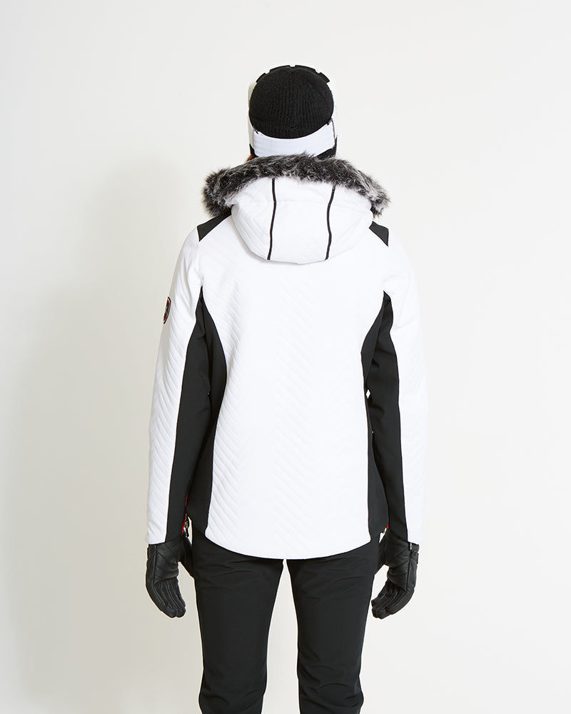 XTM Womens Chamonix II Waterproof Snow Jacket - White