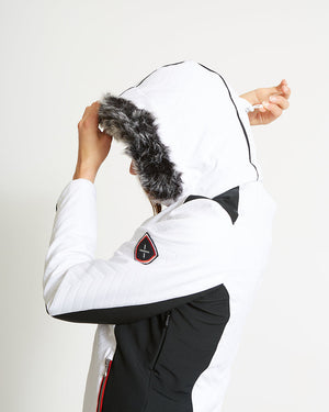 XTM Womens Chamonix II Waterproof Snow Jacket - White
