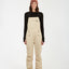 XTM Harper II women's bib overalls in Almond, full-length front view