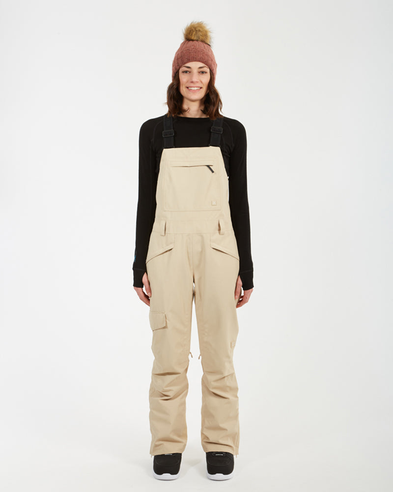 XTM Womens Harper II Bib Overalls Ski Pant Almond