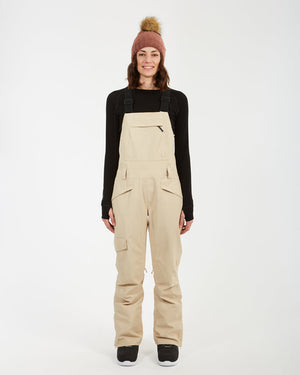 XTM Womens Harper II Bib Overalls Ski Pant Almond