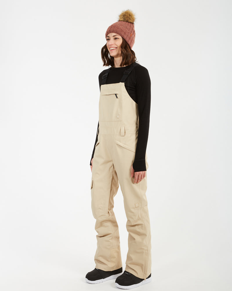 XTM Womens Harper II Bib Overalls Ski Pant Almond