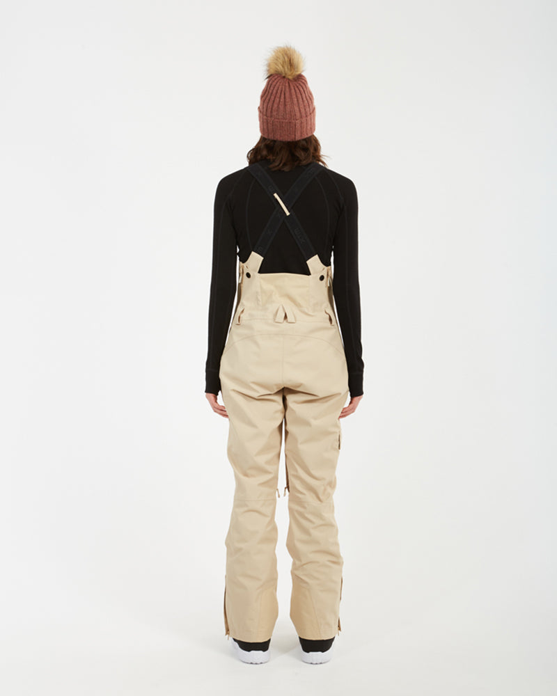XTM Womens Harper II Bib Overalls Ski Pant Almond