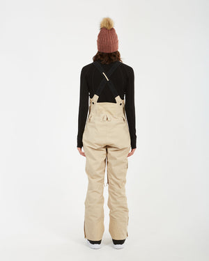 XTM Womens Harper II Bib Overalls Ski Pant Almond