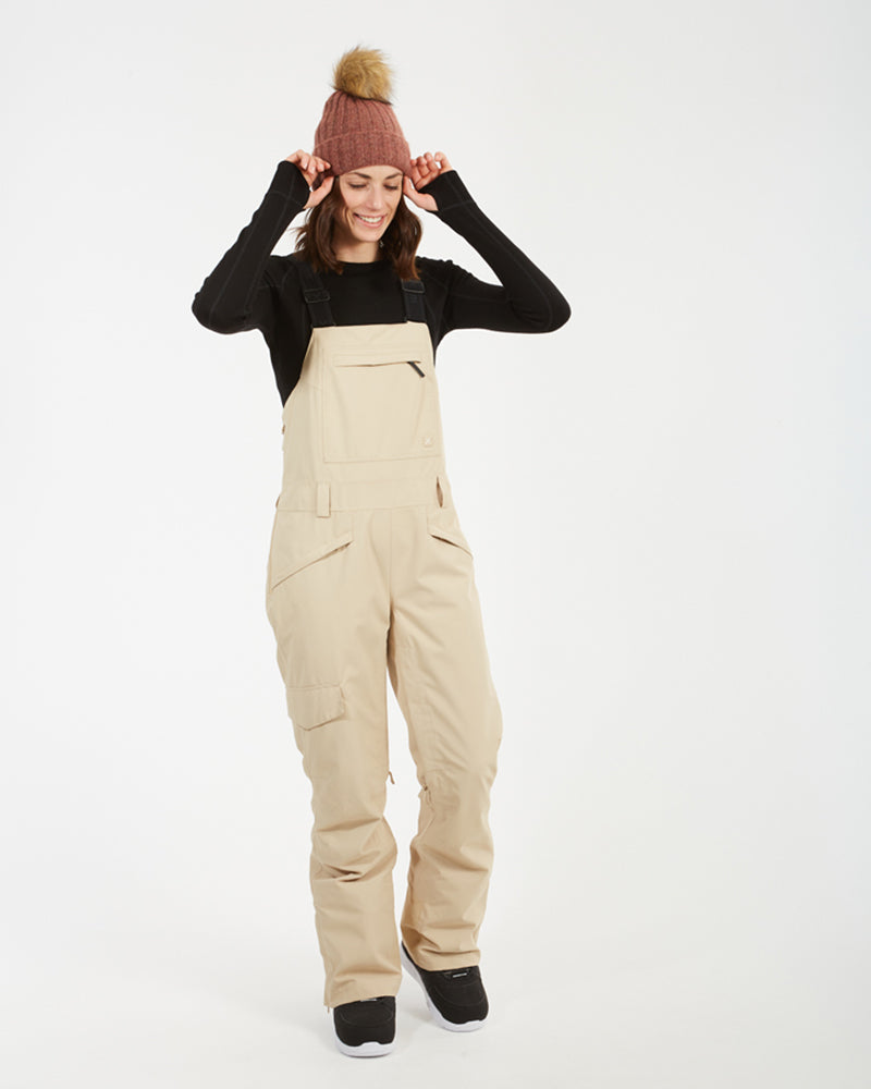 XTM Womens Harper II Bib Overalls Ski Pant Almond