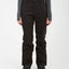 Front view of the black XTM Astra women's ski pants with zipped hand pockets