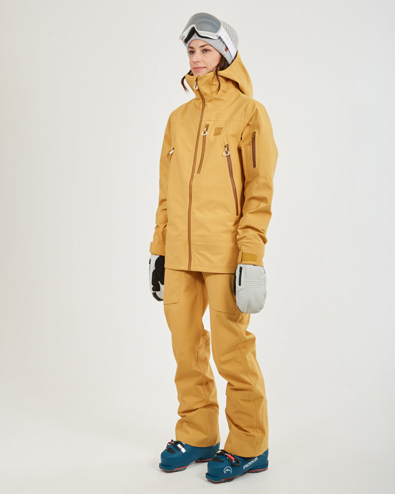 XTM Womens Solitaire Ski Jacket Mustard
