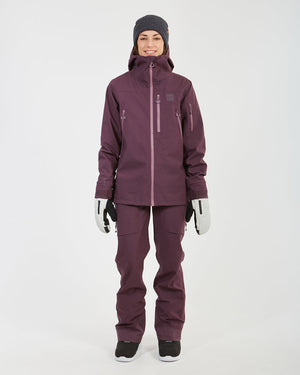 XTM Womens Solitaire Ski Jacket Plum