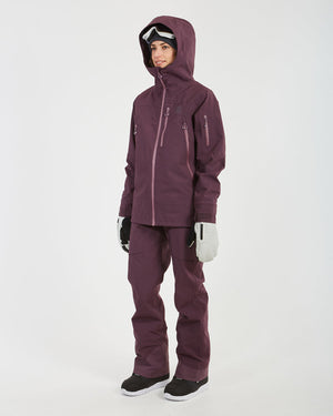 XTM Womens Solitaire Ski Jacket Plum