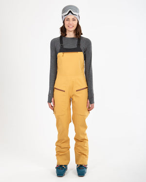 XTM Womens Stellar Snow Bib Pant - Mustard