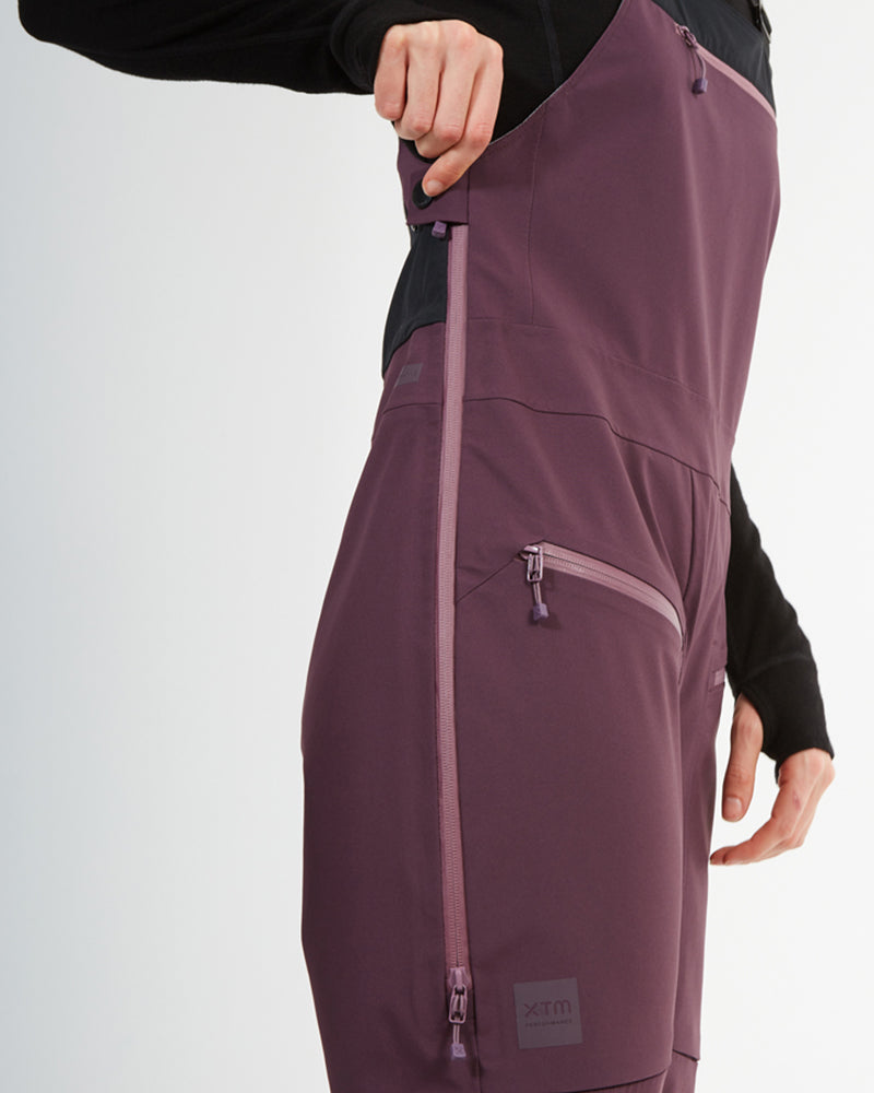 XTM Womens Stellar Snow Bib Pant - Mustard