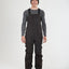 XTM Stratum men's ski pant in Black with shoulder straps, front view