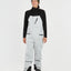 XTM Stratum men's ski pant in Concrete light grey with straps, front view