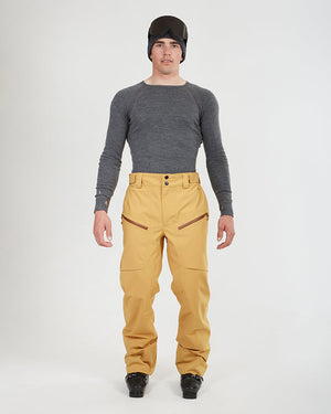 XTM Mens Precipice Ski Pant - Mustard
