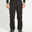 XTM Glide men's ski pant in Black, front view worn with ski boots