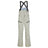 Stone Grey XTM Precipice 2.0 bib ski pant laid flat, front view